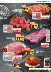 Gazetka promocyjna Netto - Gazetka spożywcza - Gazetka - ważna od 25.09 do 25.09.2021 - strona 7 - produkty: Mięso mielone, Mus, Szynka wieprzowa, Tatar wołowy, Szynka, Mięso
