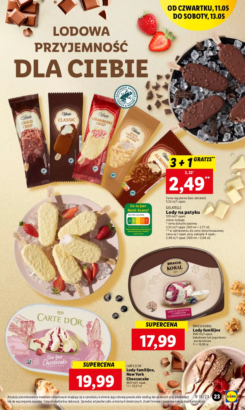 Gazetka promocyjna Lidl - GAZETKA - ważna 11.05 do 13.05.2023 - strona 27 - produkty: Fa, Gra, Jogurt, Lody, Por, Wazon