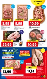 Gazetka promocyjna Lidl - GAZETKA - Gazetka - ważna od 13.05 do 13.05.2023 - strona 17 - produkty: Kurczak, Perliczka, Mięso mielone, Por, Gra, Tusz, Boczek bez kości, Burger, Boczek, Olej, Mięso