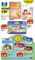 Gazetka promocyjna Lidl - GAZETKA - Gazetka - ważna od 13.05 do 13.05.2023 - strona 21 - produkty: Ser, Salami, Twaróg, Favita, Jogurt, Pilos, Twaróg półtłusty, Ser salami, Ser pleśniowy, Grill, Fa