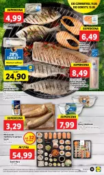 Gazetka promocyjna Lidl - GAZETKA - Gazetka - ważna od 13.05 do 13.05.2023 - strona 23 - produkty: Polędwica, Sos, Pstrąg tęczowy, Tusz, Sushi, Pstrąg, Dorsz, Wiko, Lisner