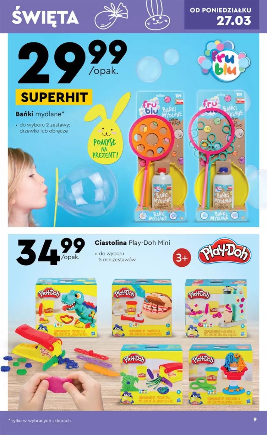 Gazetka promocyjna Biedronka - ważna 27.03 do 12.04.2023 - strona 9 - produkty: Fa, Play-Doh