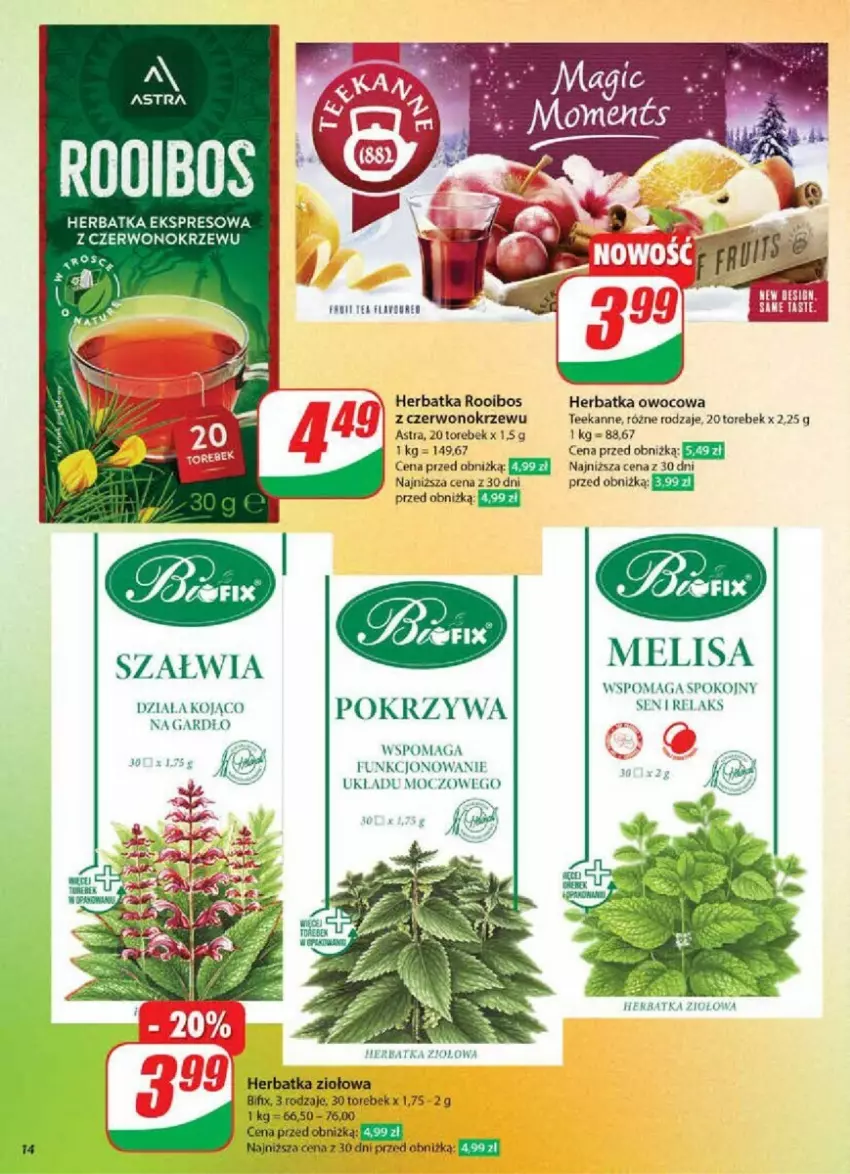 Gazetka promocyjna Dino - ważna 06.11 do 12.11.2024 - strona 6 - produkty: Fa, Teekanne