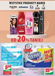 Gazetka promocyjna Dino - Gazetka - ważna od 12.11 do 12.11.2024 - strona 63 - produkty: Palette, Papier, Papier toaletowy, Ręcznik, Rolki, Schauma