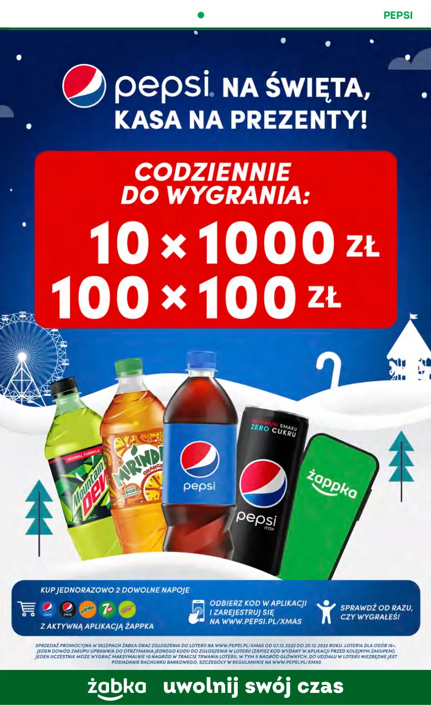 Gazetka promocyjna Żabka - ważna 14.12 do 20.12.2022 - strona 27 - produkty: Pepsi