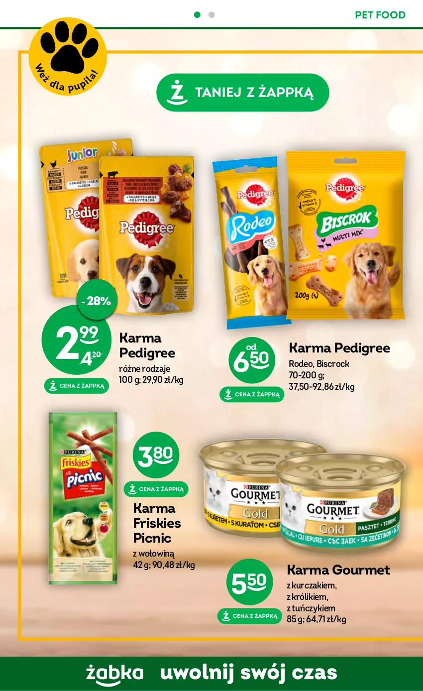 Gazetka promocyjna Żabka - ważna 14.12 do 20.12.2022 - strona 52 - produkty: Friskies, Królik, Kurczak, Pedigree, Tuńczyk