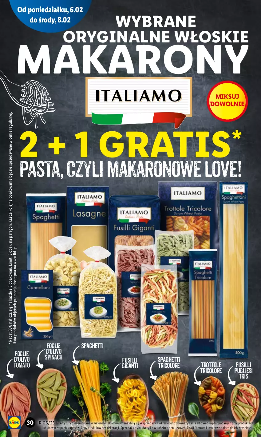 Gazetka promocyjna Lidl - GAZETKA - ważna 06.02 do 08.02.2023 - strona 32 - produkty: Gin, Gra, Makaron, Olej, Spaghetti