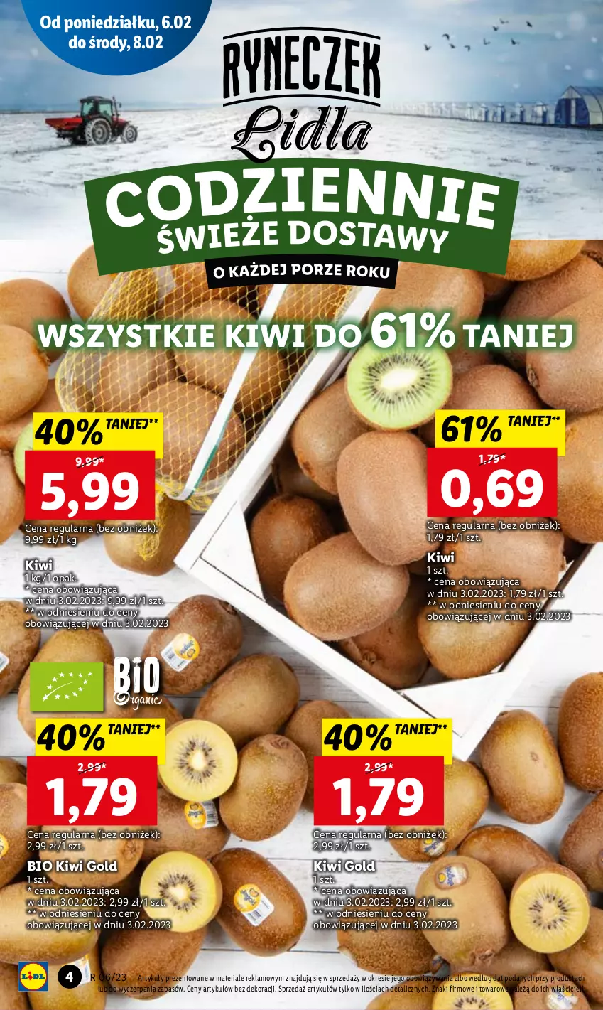 Gazetka promocyjna Lidl - GAZETKA - ważna 06.02 do 08.02.2023 - strona 4 - produkty: Kiwi