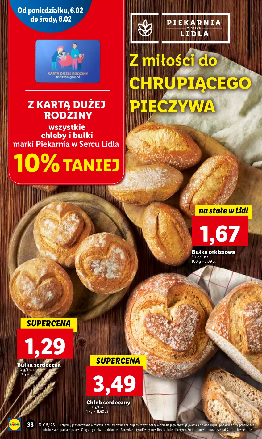 Gazetka promocyjna Lidl - GAZETKA - ważna 06.02 do 08.02.2023 - strona 40 - produkty: Bułka, Chleb, Piec, Ser