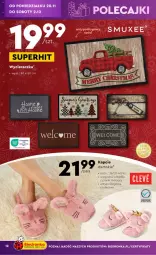 Gazetka promocyjna Biedronka - Prezenty - Gazetka - ważna od 02.12 do 02.12.2023 - strona 12 - produkty: Wycieraczka, Kapcie