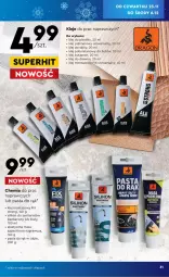Gazetka promocyjna Biedronka - Prezenty - Gazetka - ważna od 02.12 do 02.12.2023 - strona 31 - produkty: Silikon sanitarny, Klej, Masa szpachlowa