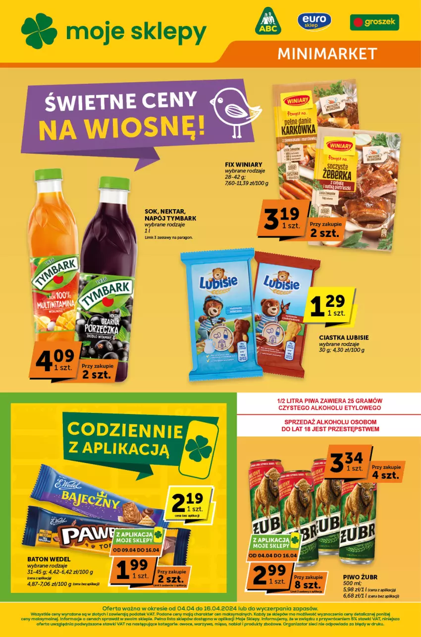 Gazetka promocyjna ABC - ważna 04.04 do 16.04.2024 - strona 1 - produkty: Gra, Piwa