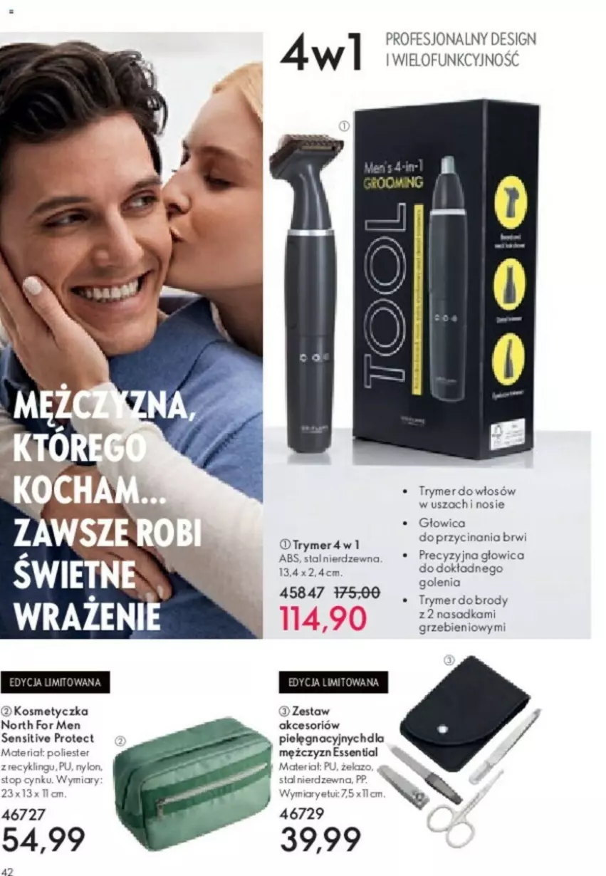 Gazetka promocyjna Oriflame - ważna 23.01 do 12.02.2024 - strona 118 - produkty: Kosmetyczka, North for Men, Top