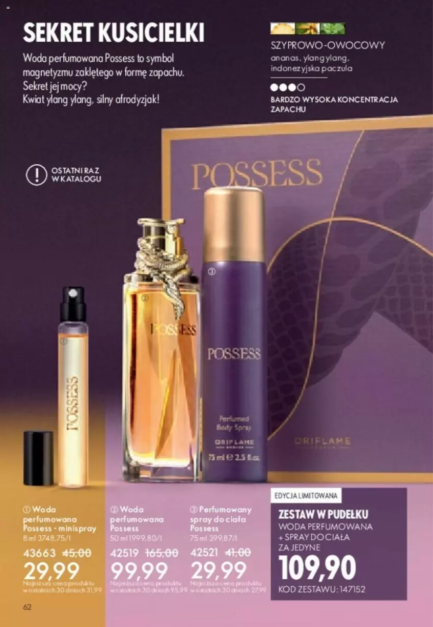 Gazetka promocyjna Oriflame - ważna 23.01 do 12.02.2024 - strona 140 - produkty: Kret, Perfum, Sok, Woda, Woda perfumowana