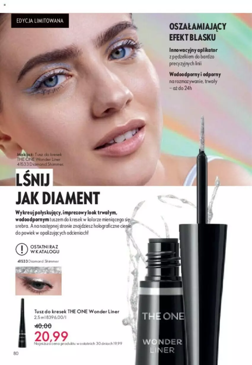 Gazetka promocyjna Oriflame - ważna 23.01 do 12.02.2024 - strona 160 - produkty: Gra, Makijaż, Por, The ONE, Tusz