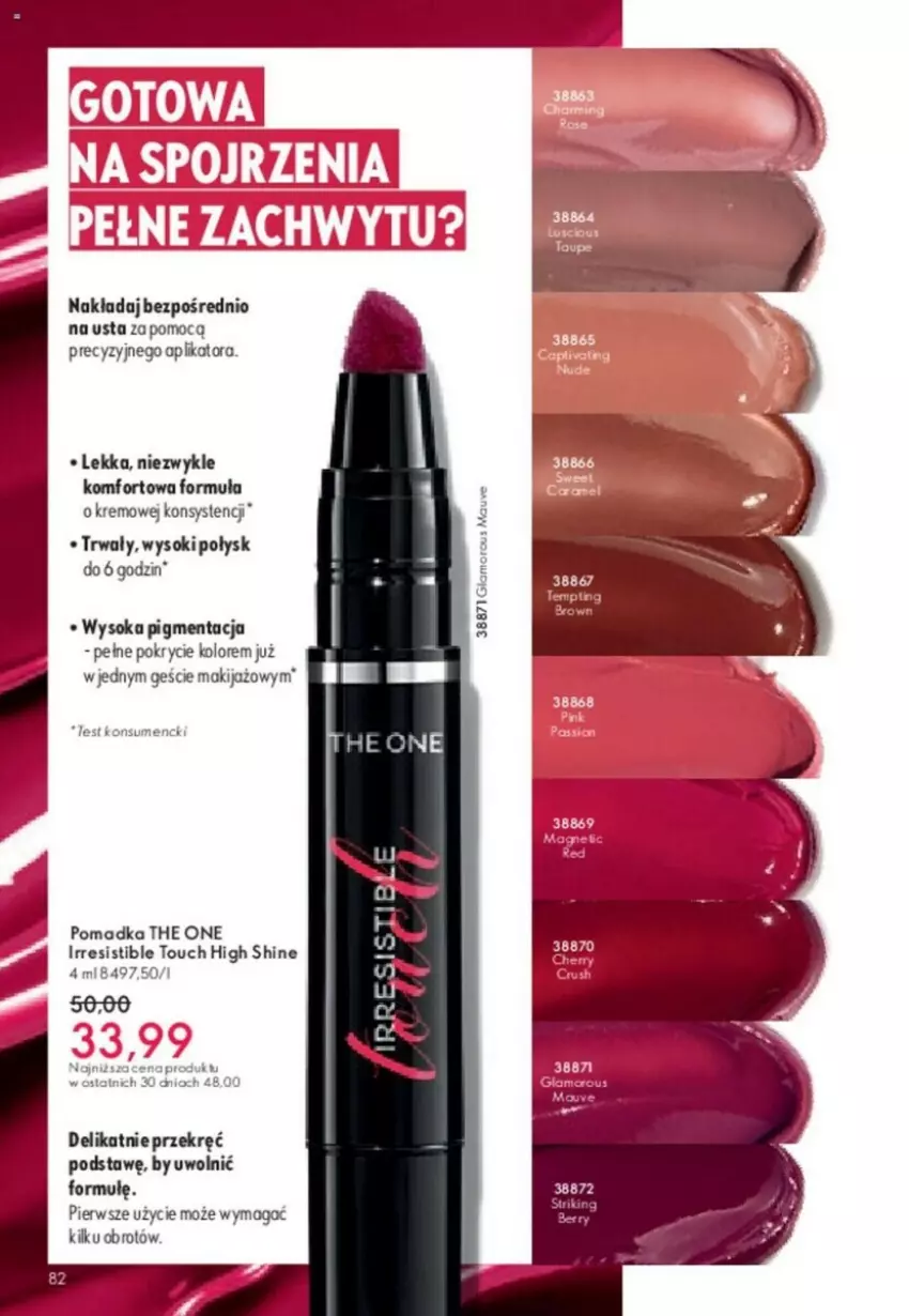 Gazetka promocyjna Oriflame - ważna 23.01 do 12.02.2024 - strona 162 - produkty: Makijaż, Sok, The ONE