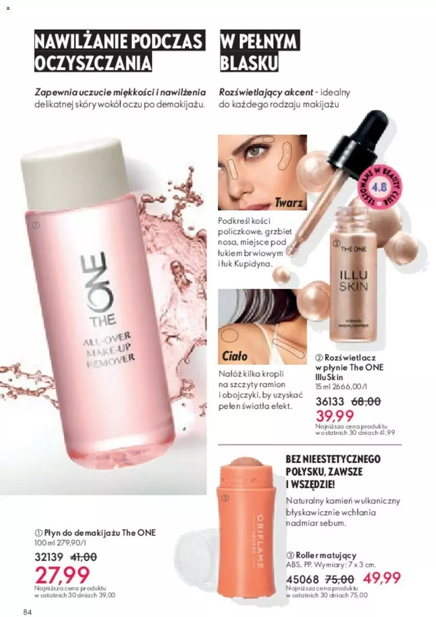 Gazetka promocyjna Oriflame - ważna 23.01 do 12.02.2024 - strona 164 - produkty: Makijaż, Roller, Rozświetlacz, The ONE