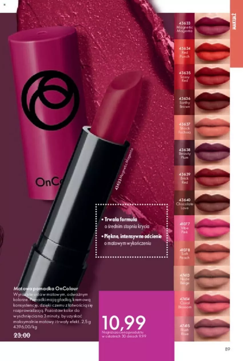 Gazetka promocyjna Oriflame - ważna 23.01 do 12.02.2024 - strona 169 - produkty: Nuty, OnColour, Top