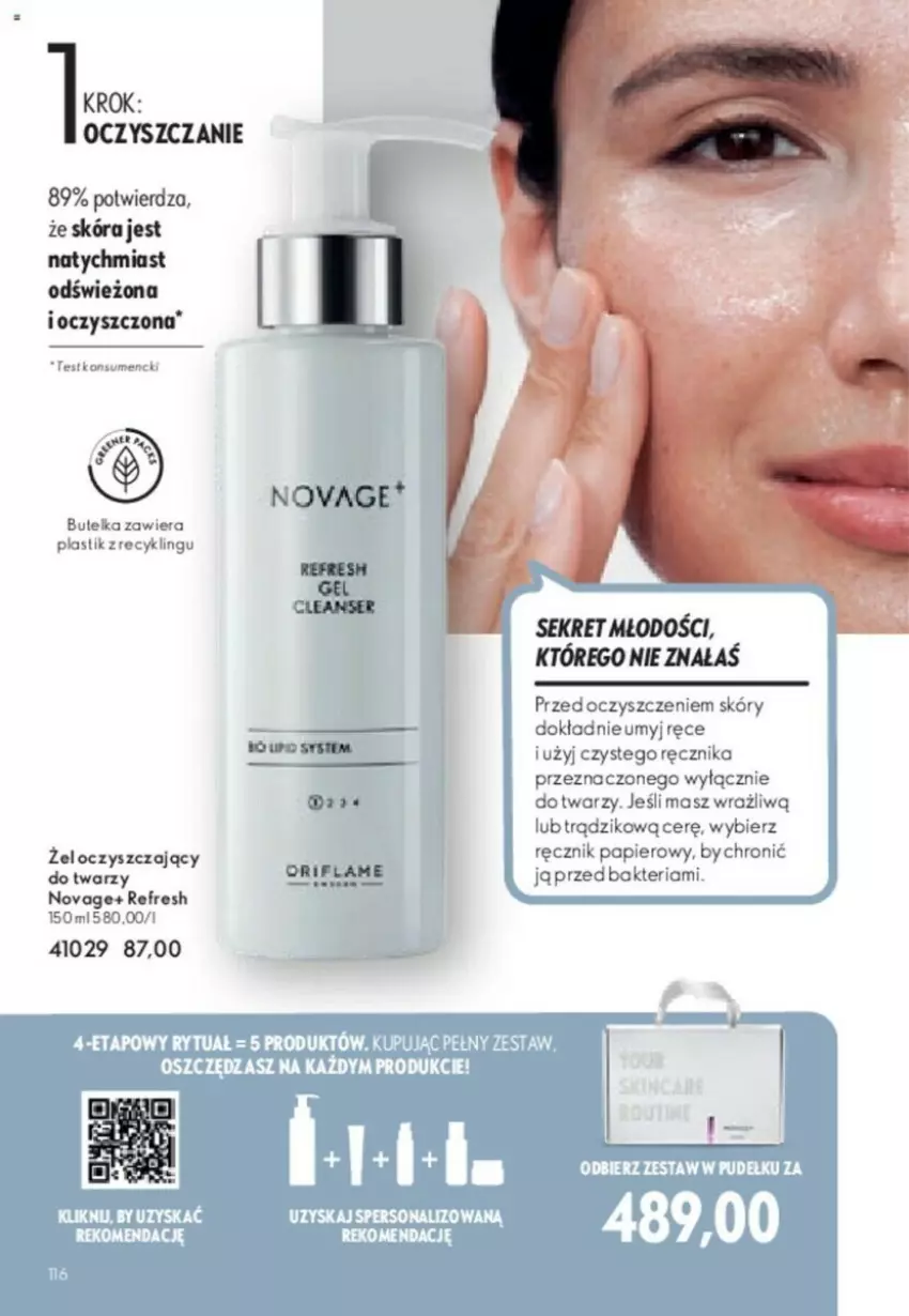 Gazetka promocyjna Oriflame - ważna 23.01 do 12.02.2024 - strona 20 - produkty: Kret, NovAge, Oriflame, Papier, Ręcznik, Ser