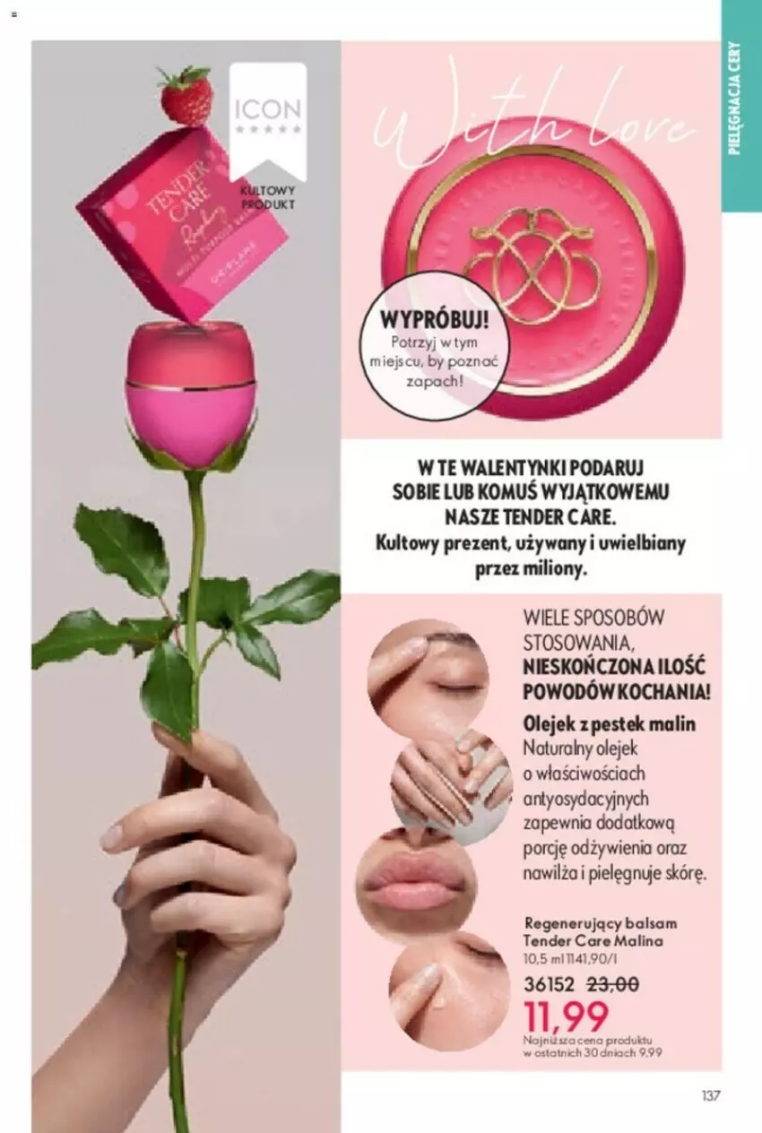 Gazetka promocyjna Oriflame - ważna 23.01 do 12.02.2024 - strona 43 - produkty: Koc, Lion, Olej, Por, Stek, Tender Care