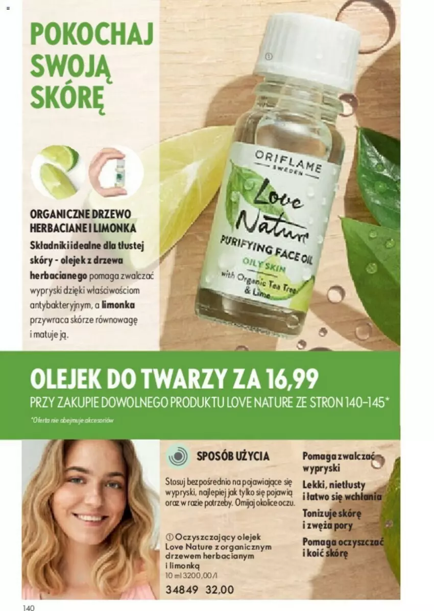 Gazetka promocyjna Oriflame - ważna 23.01 do 12.02.2024 - strona 47 - produkty: Koc, Limonka, Love Nature, Olej