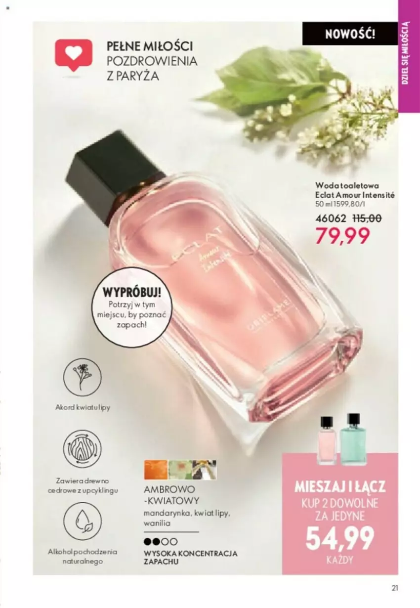 Gazetka promocyjna Oriflame - ważna 23.01 do 12.02.2024 - strona 95 - produkty: Eclat, Ryż, Sok, Woda, Woda toaletowa, Zdrowie