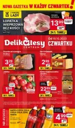 Gazetka promocyjna Delikatesy Centrum - Gazetka DC41czw-sr - Gazetka - ważna od 25.10 do 25.10.2023 - strona 1 - produkty: Krakus, Kawa rozpuszczalna, Ser, Rum, Gra, Królewski, Kawa, Coca-Cola, Szynka, Fanta, Jacobs, Napój, Fa