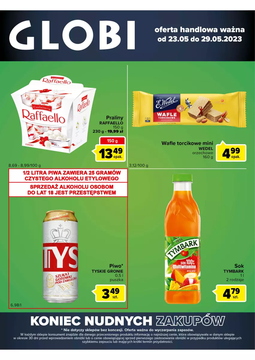 Gazetka promocyjna Carrefour - Gazetka Globi - ważna 23.05 do 29.05.2023 - strona 1 - produkty: Gra, Piwa, Wafle