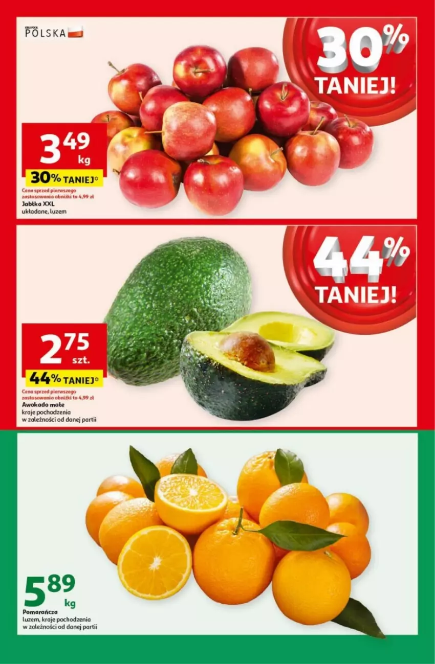 Gazetka promocyjna Auchan - ważna 24.10 do 30.10.2024 - strona 6 - produkty: Jabłka