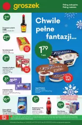 Gazetka promocyjna Groszek - Gazetka - ważna od 01.03 do 01.03.2022 - strona 1 - produkty: Piwa, Piwo, Piec, Makaron, Warzywa, Ser, Ryż, Gra, Włoszczowski, Mleko modyfikowane, Jaja, Bulion, Kawa mielona, Kawa, Coca-Cola, Napoje, Lion, Lody, Margaryna, Mąka, Czekolada, Prima, Przyprawa w płynie, Pieczywo, Dzieci, Fanta, Owoce, Pudliszki, Jacobs, Sprite, Kasza, Masło, Maggi, Napój, Olej, Pomidory, Heinz, Mięso, Milka, Mleko, Fa