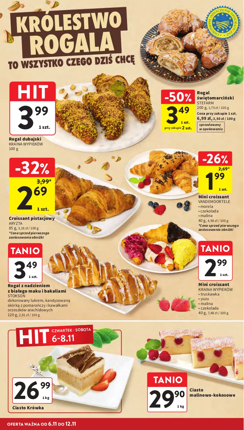Gazetka promocyjna Intermarche - Gazetka promocyjna - ważna 06.11 do 12.11.2025 - strona 24 - produkty: Croissant, Czekolada, Fa, Gala, Kawa, Kokos, Morela, Rogal