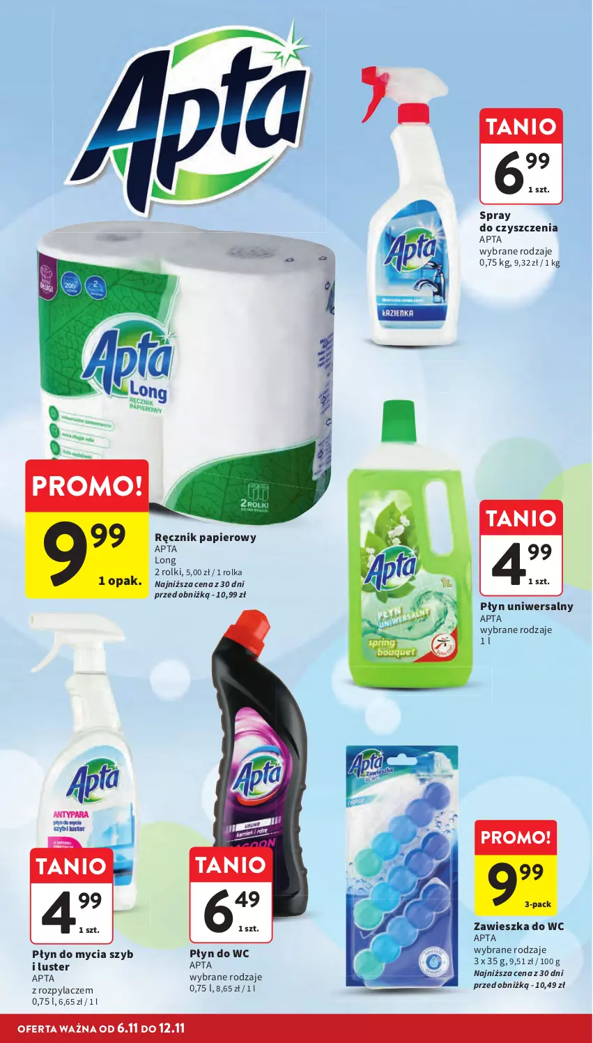Gazetka promocyjna Intermarche - Gazetka promocyjna - ważna 06.11 do 12.11.2025 - strona 36 - produkty: Papier, Płyn do mycia, Płyn do wc, Ręcznik, Rolki, Spray do czyszczenia, Zawieszka do wc