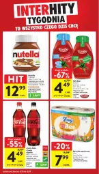 Gazetka promocyjna Intermarche - Gazetka promocyjna - Gazetka - ważna od 12.11 do 12.11.2025 - strona 6 - produkty: Ketchup, Nutella, Papier, Coca-Cola, Ręcznik, Rolki, Kotlin, Ferrero, Foxy, Fanta, Sprite, Fa
