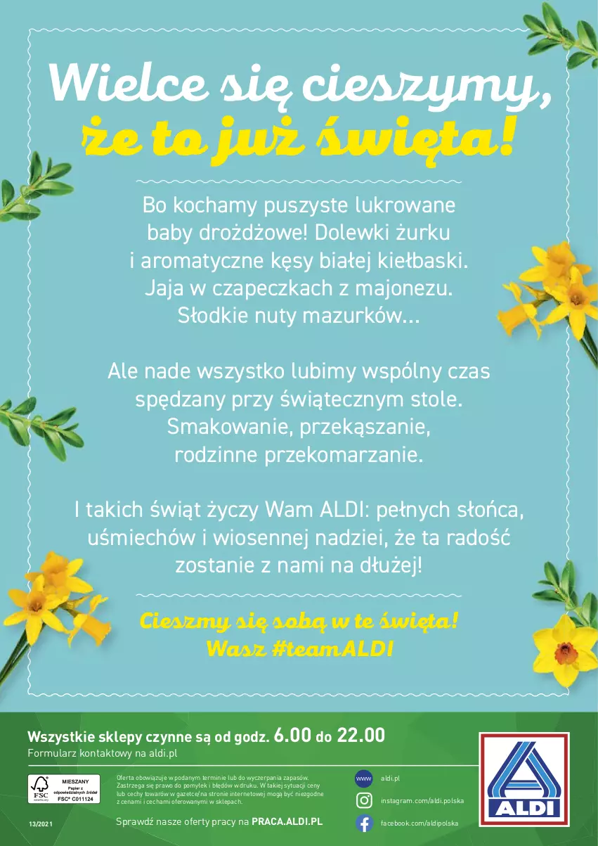 Gazetka promocyjna Aldi - Od Środy - ważna 31.03 do 03.04.2021 - strona 9 - produkty: Fa, Gra, Jaja, Koc, Majonez, Nuty