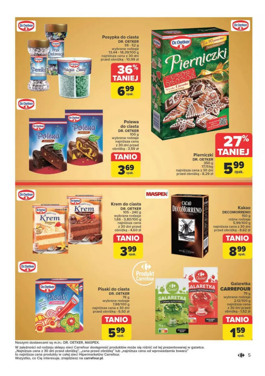 Gazetka promocyjna Carrefour - ważna 19.11 do 07.12.2024 - strona 13 - produkty: Dr. Oetker, Gala, Galaretka