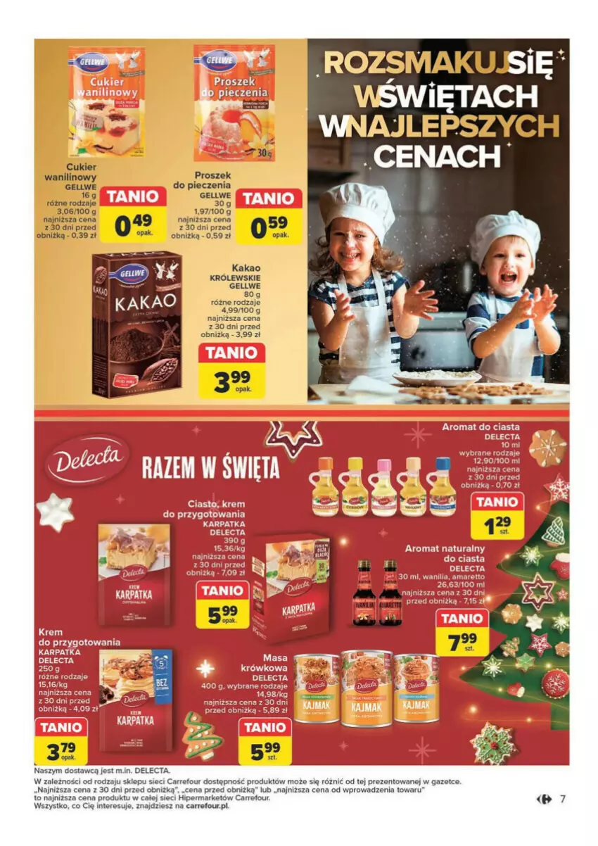 Gazetka promocyjna Carrefour - ważna 19.11 do 07.12.2024 - strona 15 - produkty: Delecta, Kakao, Królewski, Piec