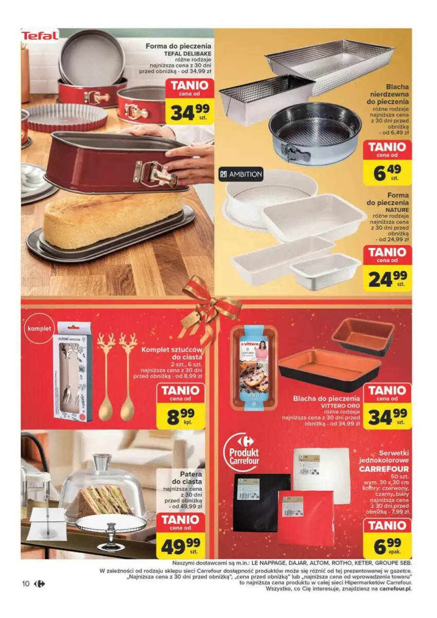 Gazetka promocyjna Carrefour - ważna 19.11 do 07.12.2024 - strona 2 - produkty: Fa, Forma do pieczenia, Piec, Tefal, Tera