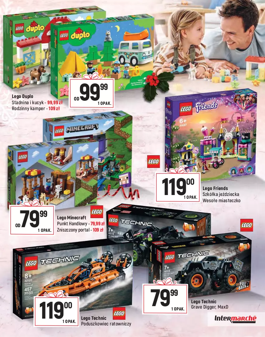 Gazetka promocyjna Intermarche - Dekoracje Świąteczne - ważna 16.11 do 29.11.2021 - strona 17 - produkty: Gra, Hot Wheels, LEGO, LEGO Duplo, LEGO Friends, LEGO Minecraft, LEGO Technic, Minecraft, Por, Portal, Scrabble, Sport, Tera, Top, Tran