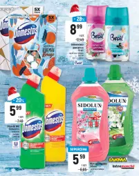 Gazetka promocyjna Intermarche - Dekoracje Świąteczne - Gazetka - ważna od 29.11 do 29.11.2021 - strona 25 - produkty: Domestos, Top, Cif, Spray do czyszczenia, Ręcznik kuchenny, Ręcznik, Presto, Rolki, Odświeżacz powietrza, Chusteczki, Kostka do wc, Płyn do wc, Foxy, Sidolux