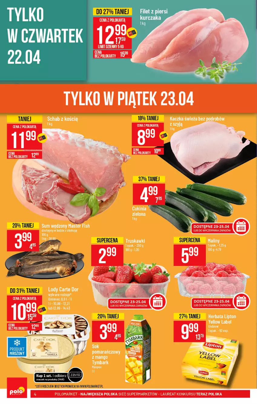 Gazetka promocyjna PoloMarket - Gazetka promocyjna - ważna 21.04 do 27.04.2021 - strona 4 - produkty: Kurczak