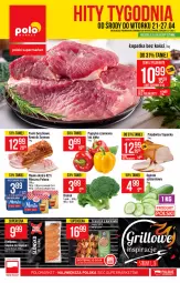 Gazetka promocyjna PoloMarket - Gazetka promocyjna - Gazetka - ważna od 27.04 do 27.04.2021 - strona 1 - produkty: Polędwica, Papryka czerwona, Papryka, Ogórek, Madej Wróbel, LANA, Laur, Masło