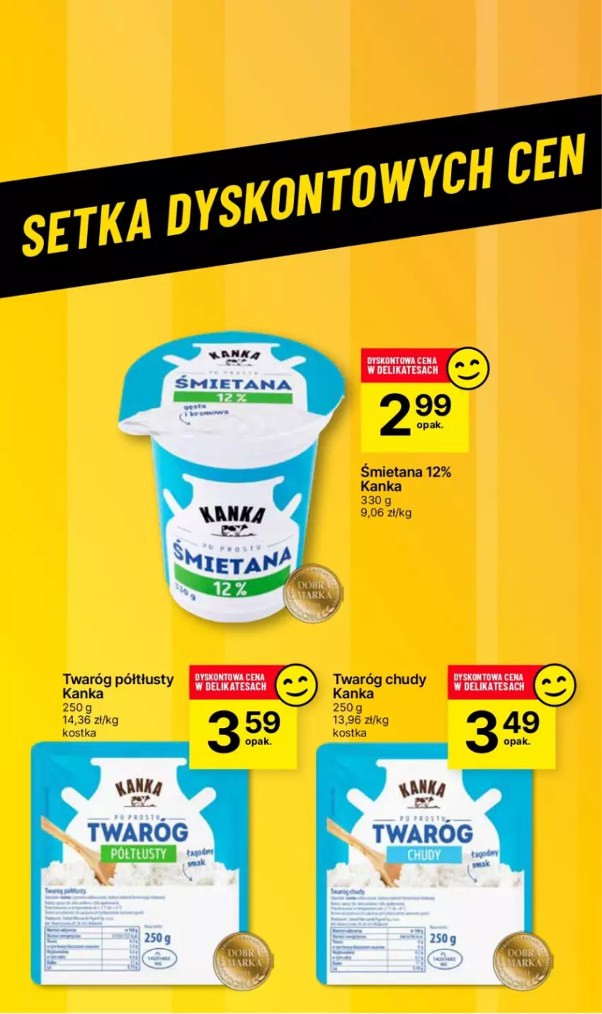 Gazetka promocyjna Delikatesy Centrum - Dyskontowe ceny w Delikatesach Centrum - ważna 18.01 do 24.01.2024 - strona 28 - produkty: Twaróg, Twaróg chudy, Twaróg półtłusty