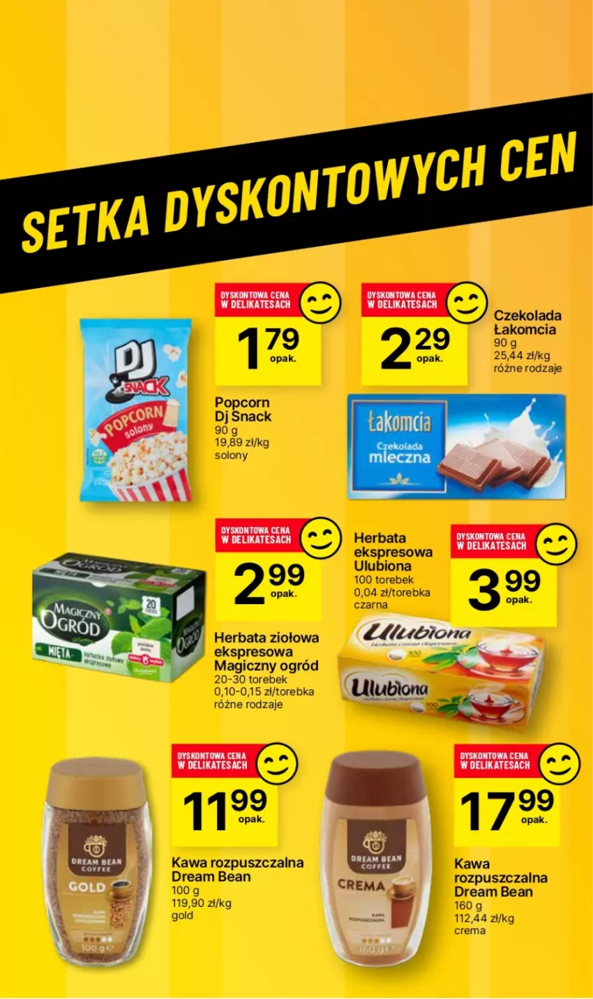 Gazetka promocyjna Delikatesy Centrum - Dyskontowe ceny w Delikatesach Centrum - ważna 18.01 do 24.01.2024 - strona 36 - produkty: Czekolada, Herbata, Kawa, Kawa rozpuszczalna, Ogród, Popcorn, Torebka