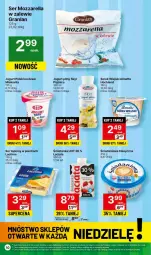 Gazetka promocyjna Delikatesy Centrum - Dyskontowe ceny w Delikatesach Centrum - Gazetka - ważna od 24.01 do 24.01.2024 - strona 10 - produkty: Mozzarella, Ser topiony, Serek wiejski, Top, Ser, Rum, Gra, Piątnica, Jogurt, Serek, Hochland, Danio, Deser, Jogurt pitny, Almette