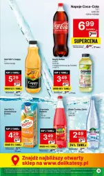 Gazetka promocyjna Delikatesy Centrum - Dyskontowe ceny w Delikatesach Centrum - Gazetka - ważna od 24.01 do 24.01.2024 - strona 19 - produkty: Sok, JBL, Coca-Cola, Napoje, Oranżada, Hellena, Oshee, Cappy, Woda, Napój, Kokos, Hortex