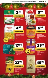 Gazetka promocyjna Netto - Artykuły spożywcze - Gazetka - ważna od 22.11 do 22.11.2023 - strona 13 - produkty: Makaron, Ryż, Gin, Kawa ziarnista, Kuchnia, Dallmayr, Kawa mielona, Kawa, Dilmah, Herbata czarna, Tarta, Konfitura, Spaghetti, Miód, Rurki, Bułka tarta, Jacobs, Herbata, Bułka, Ryż biały