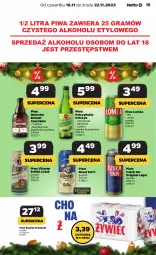 Gazetka promocyjna Netto - Artykuły spożywcze - Gazetka - ważna od 22.11 do 22.11.2023 - strona 15 - produkty: Piwa, Piwo, Gin, Gra, Bursztyn, Kozel