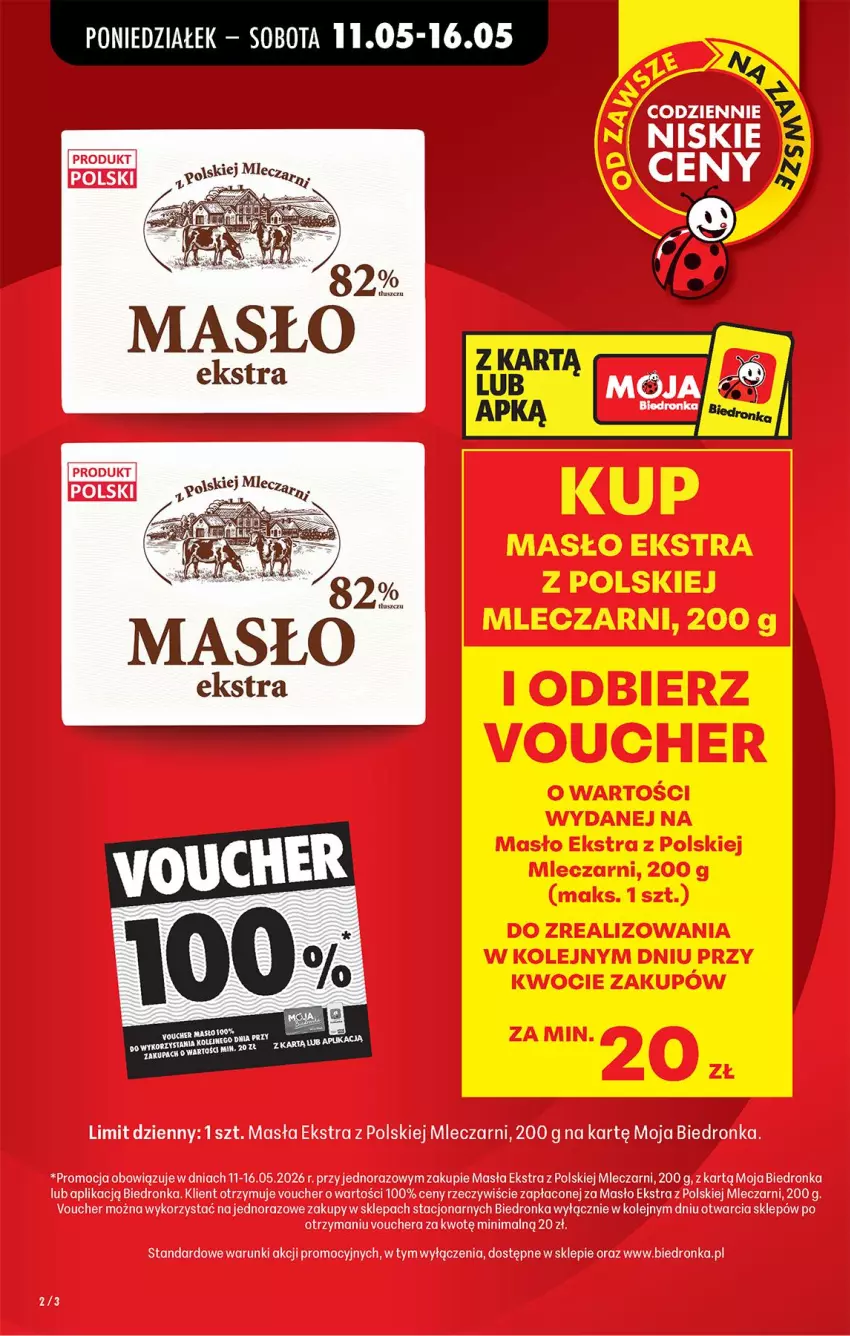 Gazetka promocyjna Biedronka - Od Poniedziałku - ważna 11.05 do 16.05.2026 - strona 16 - produkty: Masło, Olej