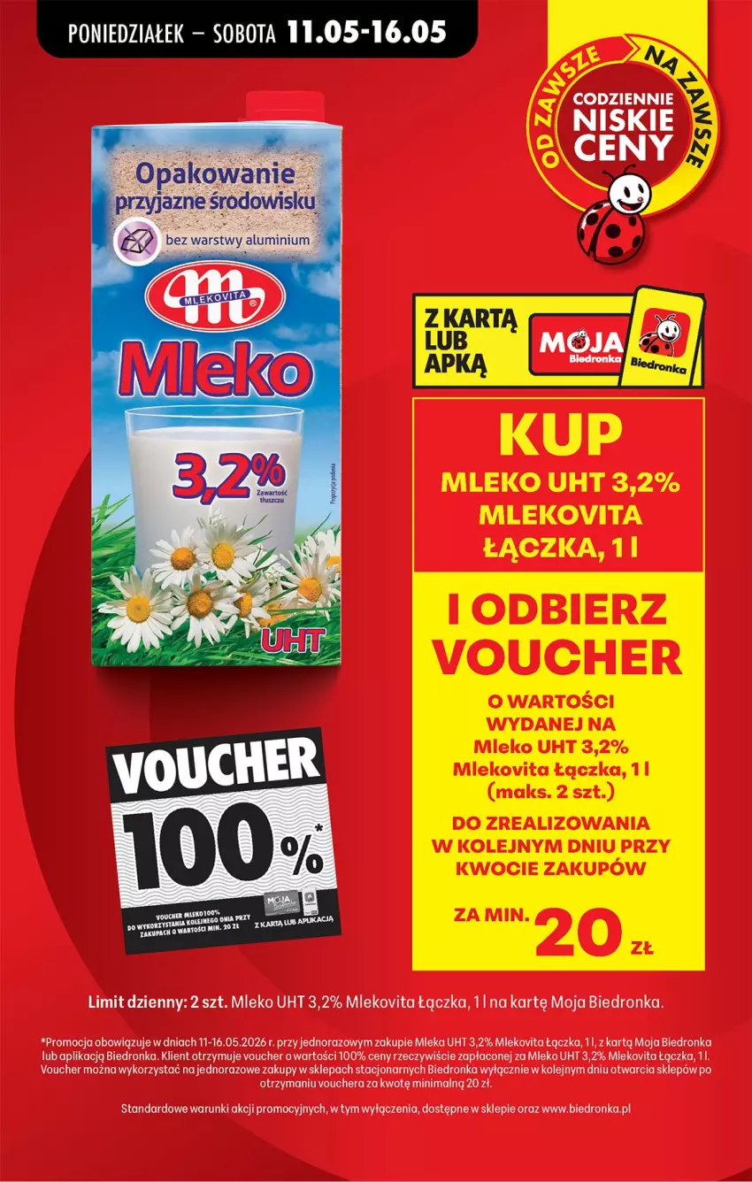 Gazetka promocyjna Biedronka - Od Poniedziałku - ważna 11.05 do 16.05.2026 - strona 17 - produkty: Mleko, Mlekovita, Olej