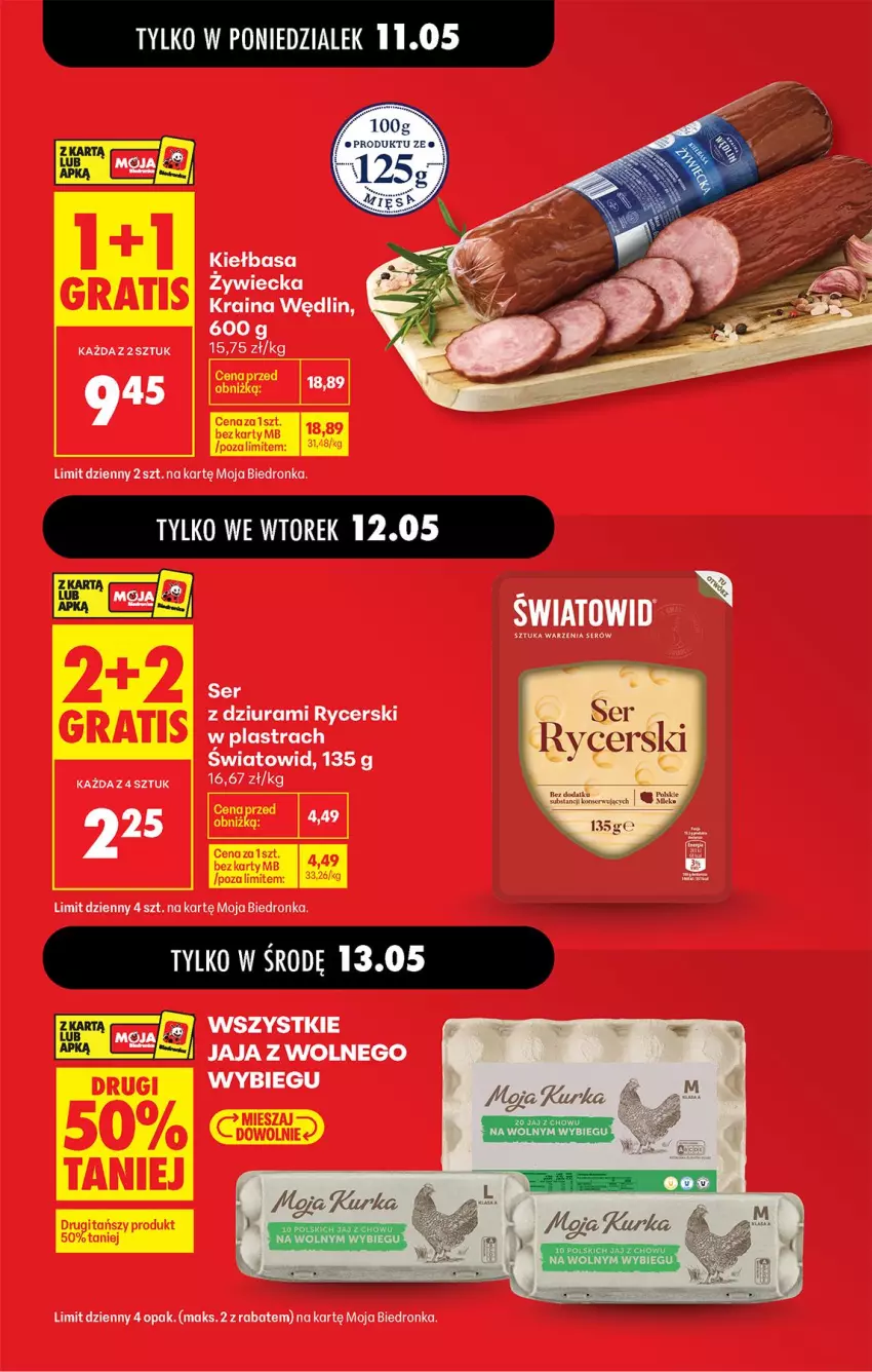 Gazetka promocyjna Biedronka - Od Poniedziałku - ważna 11.05 do 16.05.2026 - strona 19 - produkty: Fa, Gra, Jaja, Jaja z wolnego wybiegu, Sos